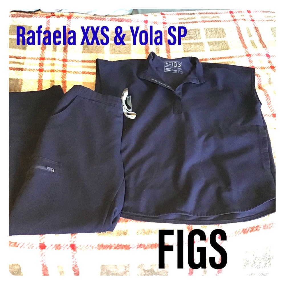 Figs scrubs navy Rafaela XXS & yola pant SP